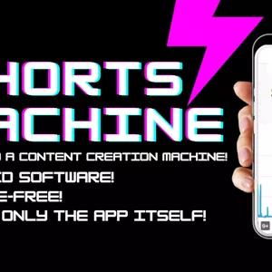 Cover image for Ebook Shorts Machine - Learn how to have infinite content to post on YouTube!
