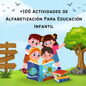 Imagen de portada para Ebook +100 Actividades de Alfabetización para Educación Infantil