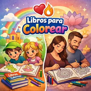 Imagen de portada para Ebook Libros de colorear: Diversión y bienestar para todas las edades