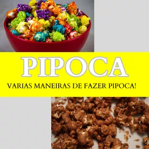 Imagem de capa para o Ebook Receitas de pipocas