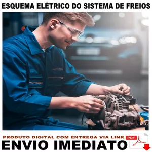 Imagem de capa para o Ebook Esquema Elétrico Freios ABS Toyota Corolla 1.8i de 2002 a 2007
