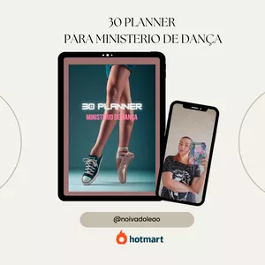 Imagem de capa para o Ebook 30 PLANNER PARA MINISTÉRIO DE DANÇA