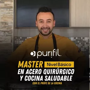 Imagen de portada para Curso online Master Purinox en acero quirúrgico y cocina saludable
