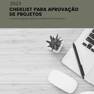Imagem de capa para o Ebook CHEKLIST PARA APROVAÇÃO DE PROJETOS