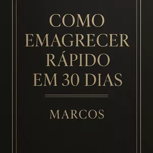 Imagem de capa para o Ebook Emagreça em até 30 dias de forma saudável