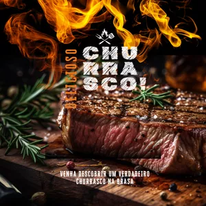 Imagem de capa para o Ebook Aprenda a Fazer Churrasco na Brasa