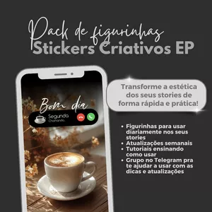 Imagem de capa para o Curso online Pack de Figurinhas - Stickers Criativos EP