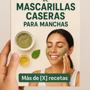 Imagen de portada para Ebook Recetario Expres de Mascarillas Caseras para Manchas