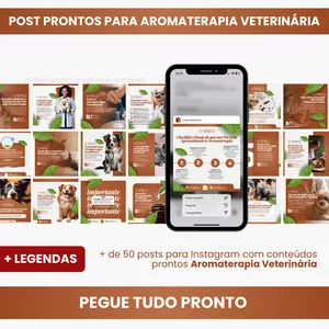PACK PARA AROMATERAPIA VETERINÁRIA por Creative Packs Arts