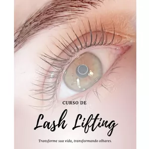 Imagem de capa para o Ebook Curso de Lash Lifting - Passo a passo e seus segredos 