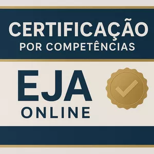 Imagem de capa para o Curso online EJA - EXAME DE CERTIFICAÇÃO DE COMPETÊNCIA ONLINE 