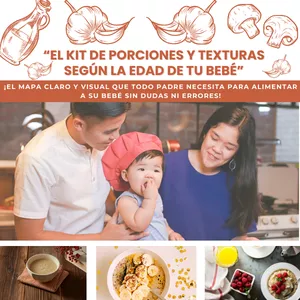 Imagen de portada para Ebook El Kit de Porciones y Texturas según la Edad de tu Bebé