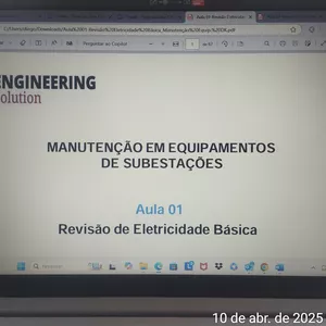 Imagem de capa para o Curso online Aula 01 Revisão eletricidade básica 