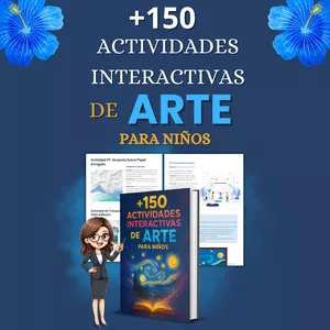 Imagen de portada para Ebook BASIC +150 Actividades Interactivas de **Arte para Niños**