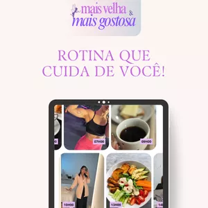 Imagem de capa para o Ebook Rotina que cuida de você!