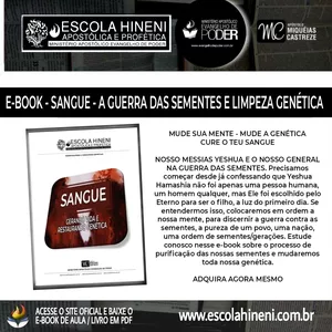 Imagem de capa para o Ebook SANGUE - A GUERRA DE SEMENTES E A LIMPEZA GENÉTICA