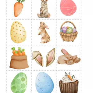 Imagem de capa para o Ebook Jogo da memória Páscoa 1