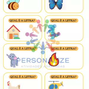 Imagem de capa para o Ebook Cards - ALFABETO 