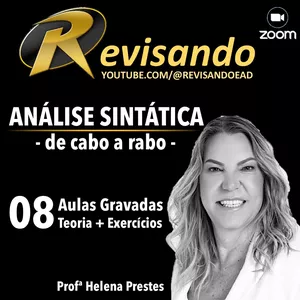 Imagem de capa para o Curso online Curso de Análise Sintática - de cabo a  rabo