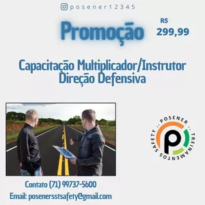 Imagem de capa para o Curso online Capacitação Multiplicador/Instrutor de Direção Defensiva