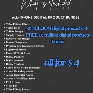 Cover image for Ebook 30+10 Million free bonus Digital Products