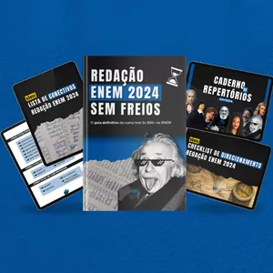 Imagem de capa para o Curso online Redação Enem 2024 Sem Freios