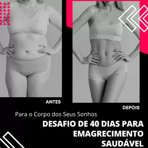 Imagem de capa para o Curso online Desafio de 40 Dias para Emagrecimento Saudável