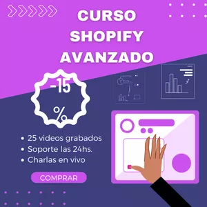Imagen de portada para Curso online Curso Shopify Avanzado Creación  Desde La A a La Z, Sesiones En Vivo