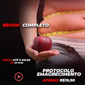 Imagem de capa para o Ebook Protocolo emagrecimento 