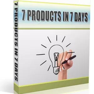 Cover image for Ebook 7 Products In 7 Days