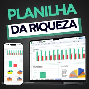 Imagem de capa para o Curso online ❌ Planilha da Riqueza