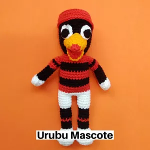 Imagem de capa para o Ebook Receita Urubu Mascote Amigurumi