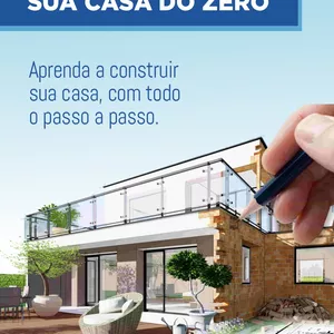 Imagem de capa para o Ebook Livro de como construir sua casa do zero 