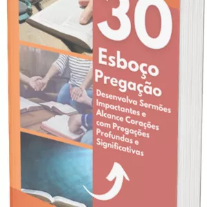 Imagem de capa para o Ebook 30 esboço de pregações