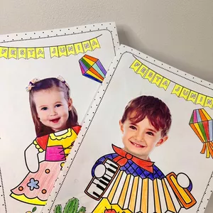 Imagem de capa para o Ebook ATIVIDADE INTERATIVA FESTA JUNINA 