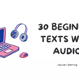 Cover image for Online course 30 beginner texts with audio