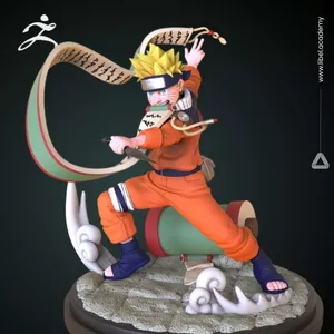 Imagen de portada para Curso online ZBrush para Impresión - Naruto