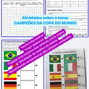Imagem de capa para o Ebook Atividades Copa do Mundo: O campeão dos campeões