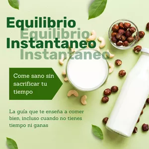 Imagen de portada para Ebook Equilibrio Instantáneo: come sano sin sacrificar tu tiempo