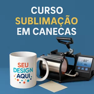 Imagem de capa para o Curso online Sublimação