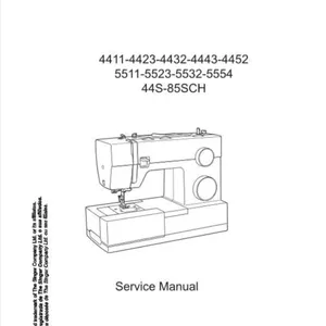 Cover image for Ebook Singer Service Manual Models 44S, 4411, 4423, 4432, 4443, 4452, 85SCH