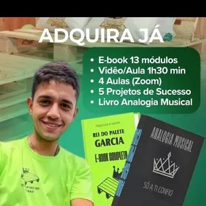 Imagem do curso Móveis de Paletes - Aprenda a Criar e Decorar 