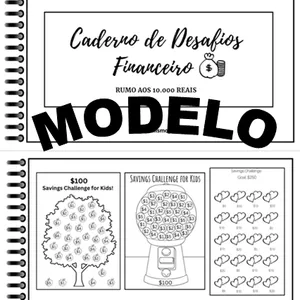 Imagem de capa para o Ebook CADERNO DE DESAFIOS FINANCEIROS