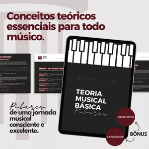 Imagem de capa para o Ebook PILARES: Teoria Musical Básica