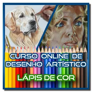 Imagem de capa para o Curso online Ilustração a lápis de cor