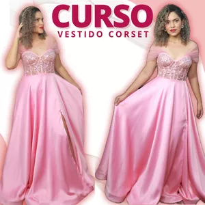 Imagem de capa para o Curso online CURSO - VESTIDO CORSET 