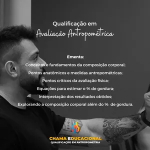 Imagem de capa para o Curso online Qualificação em Avaliação Antropométrica