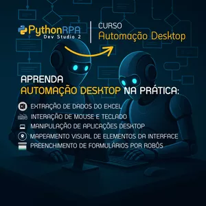 Imagem de capa para o Curso online Automação Desktop na Prática