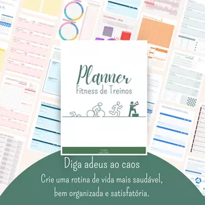 Imagem de capa para o Ebook Planner Fitness: Uma Rotina mais saudável