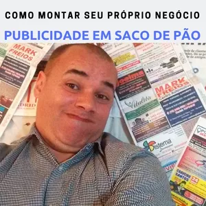 Imagem de capa para o Ebook Como montar seu próprio negocio de publicidade em saco de pão